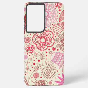 Flower pattern samsung galaxy case