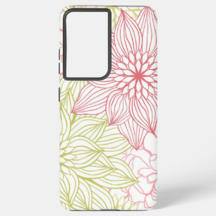 Flower pattern samsung galaxy case
