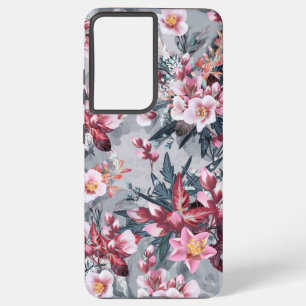 Flower pattern samsung galaxy case