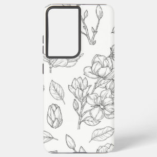 Flower pattern samsung galaxy case