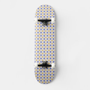 Flower Pattern Skateboard