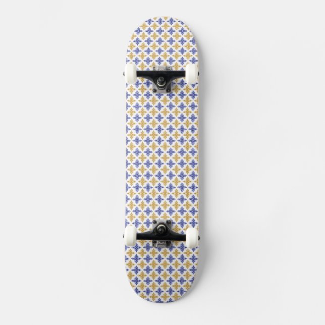 Flower Pattern Skateboard (Front)