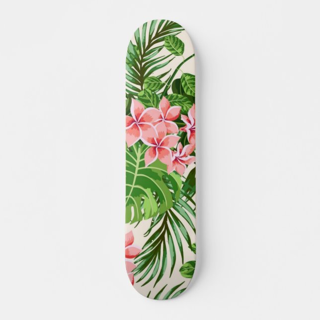 Flower pattern skateboard (Front)