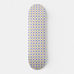 Flower Pattern Skateboard