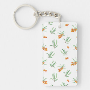Flower Pattern Spring Floral Acrylic Key Ring