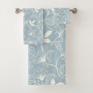Flower Pattern Spring Floral Bath Towel Set