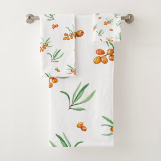 Flower Pattern Spring Floral Bath Towel Set