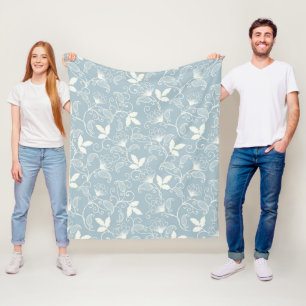 Flower Pattern Spring Floral Fleece Blanket