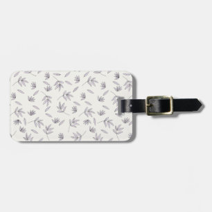 Flower Pattern Spring Floral Luggage Tag