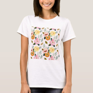 flower pattern T-Shirt