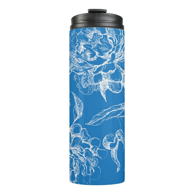 Flower pattern thermal tumbler (Front)