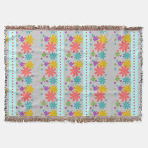 Flower Pattern Throw Blankets