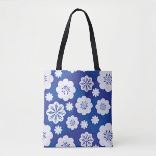 flower pattern tote bag
