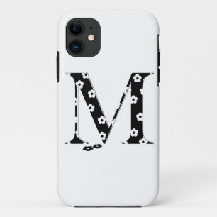 flower Patterned Letter M iPhone 11 Case