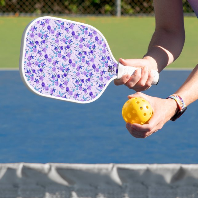 Flower-patterned  pickleball paddle (Creator Uploaded)