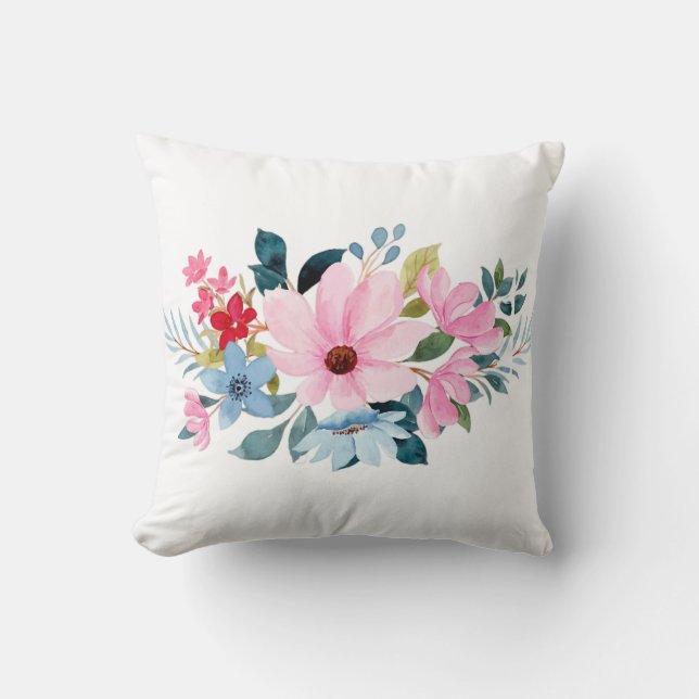 Flower Patterns  Cushion (Front)