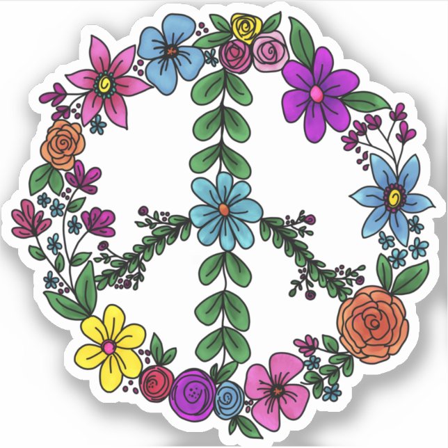 Flower Peace Sign (Front)