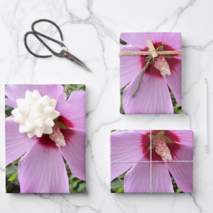 Flower Photo Wrapping Paper Sheet