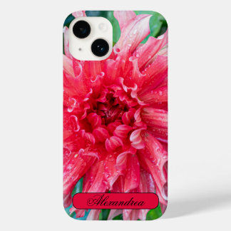 Flower Photography, Pink Dahlia Case-Mate iPhone 14 Case