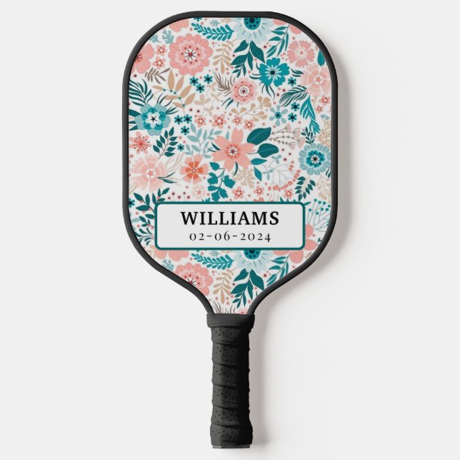 FLOWER PICKLEBALL PADDLE (Front)