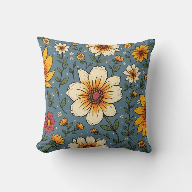 Flower pillow cushion (Front)