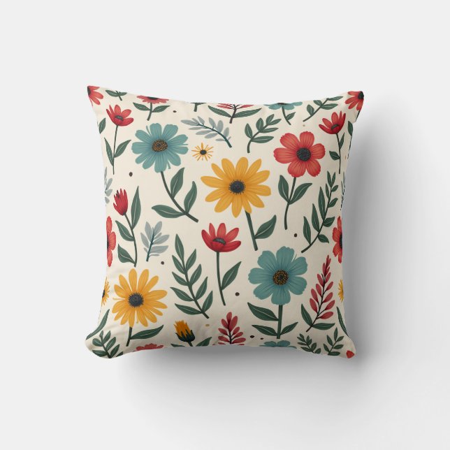 Flower pillow cushion (Front)