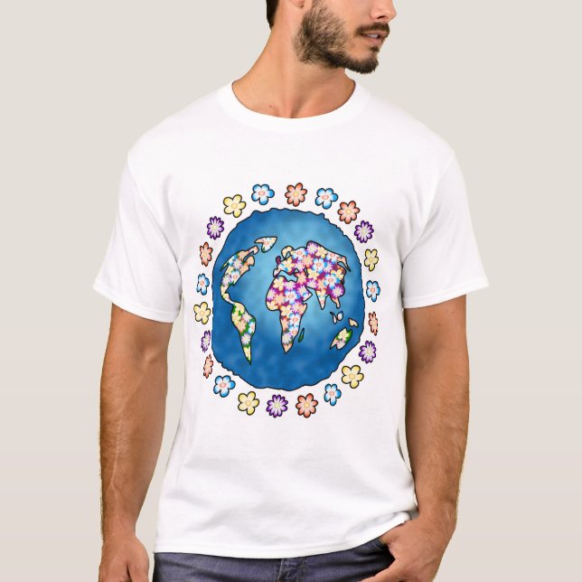 Flower Planet T-Shirt (Front)