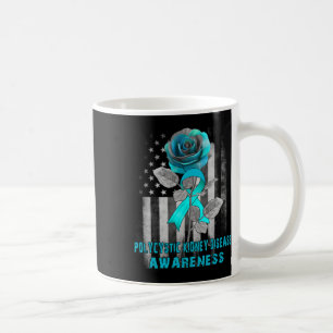 Flower Polycystic Kidney Disease Ribbon Coffee Mug