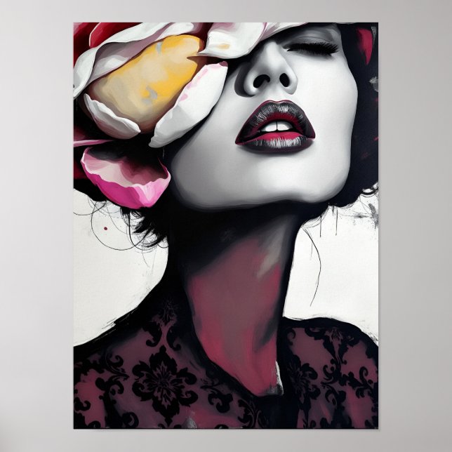 Flower Portrait  Poster (Front)