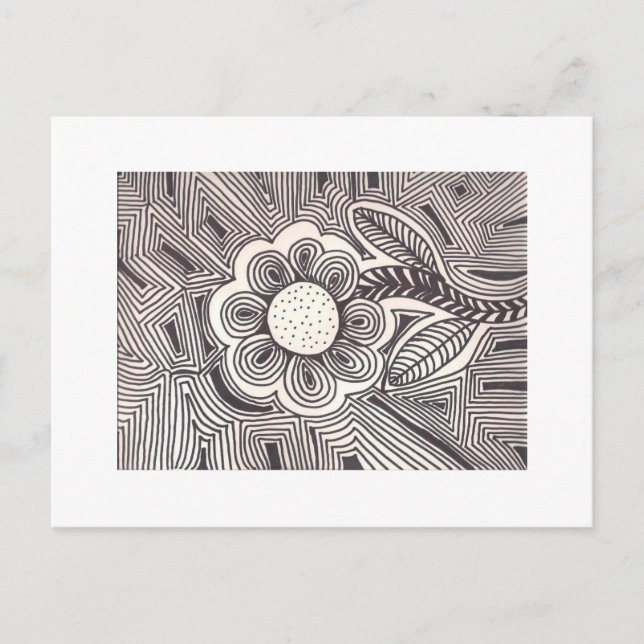 Flower post card (Front)