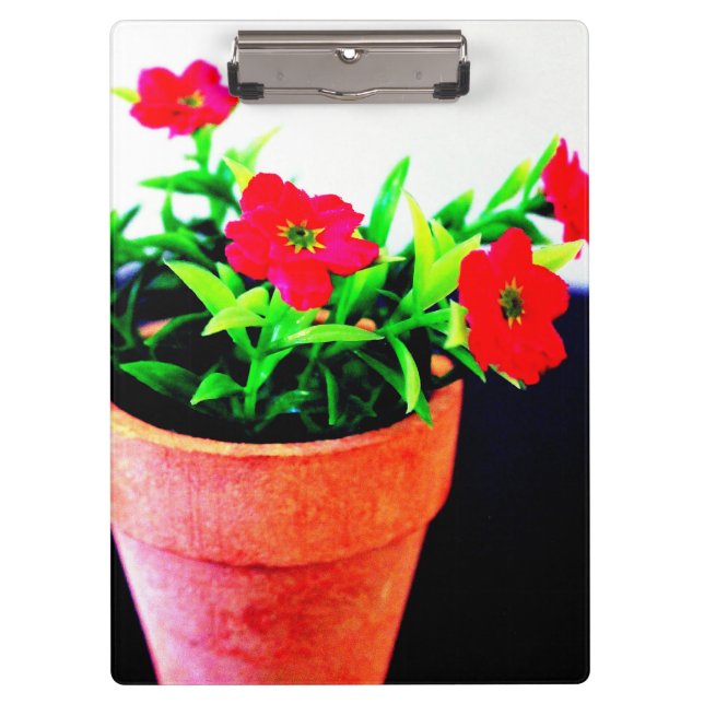 Flower Pot Clipboard (Front)