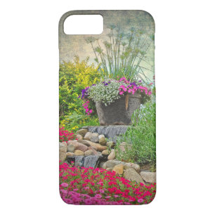 flower pot in garden iPhone 8/7 case