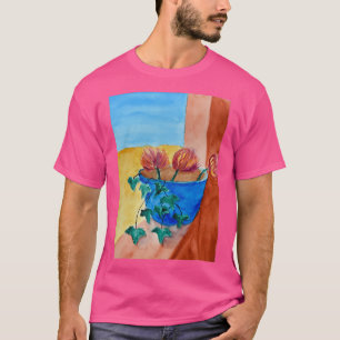 Flower Pot on Balcony T-Shirt