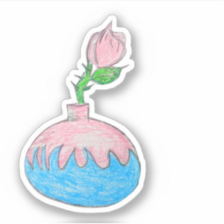 flower pot sticker