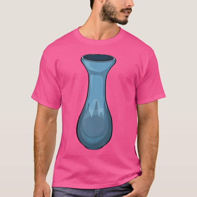Flower Pot Vase Pottery Kiln Clay Ceramic Vessels  T-Shirt (Front)