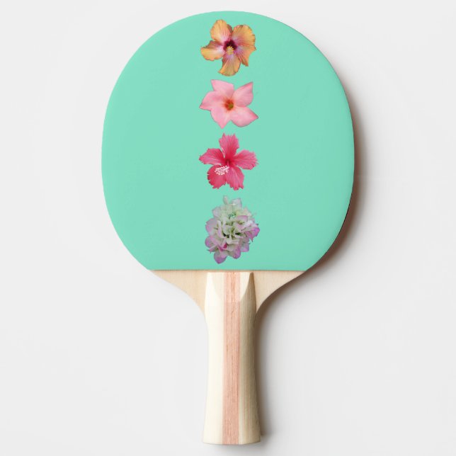 Flower Power 1  Ping Pong Paddle (Front)