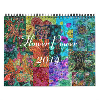 Flower Power 2014 Wall Calendar