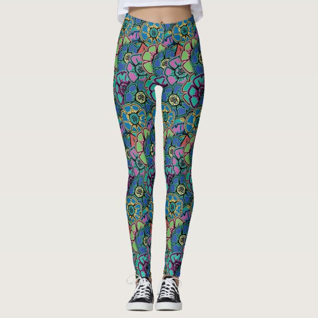 Flower Power #21 Leggings (Front)