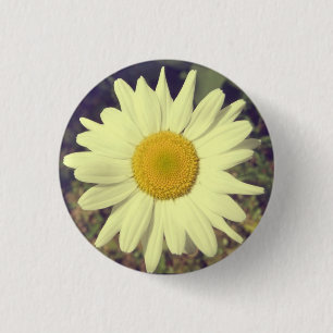 Flower Power 3 Cm Round Badge