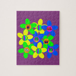 Flower Power 60s-70s 2 Jigsaw Puzzle