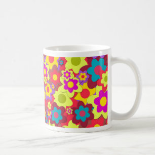 Flower Power 60s hippy Coffee Mug