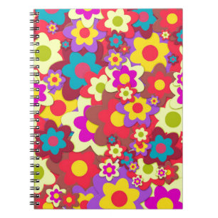Flower Power 60s hippy Notebook