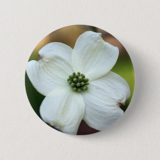 Flower power 6 cm round badge