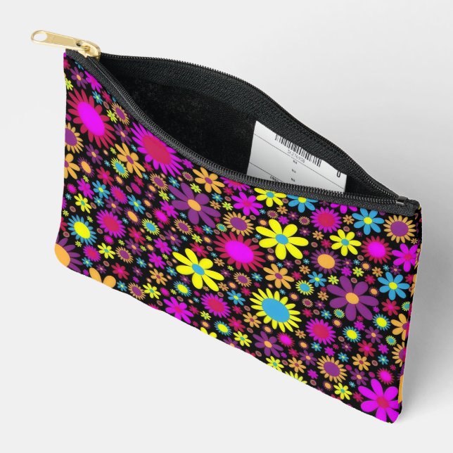 Flower Power Accessory Pouch (Open)