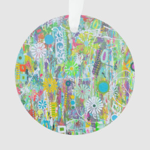 Flower Power Acrylic Ornament