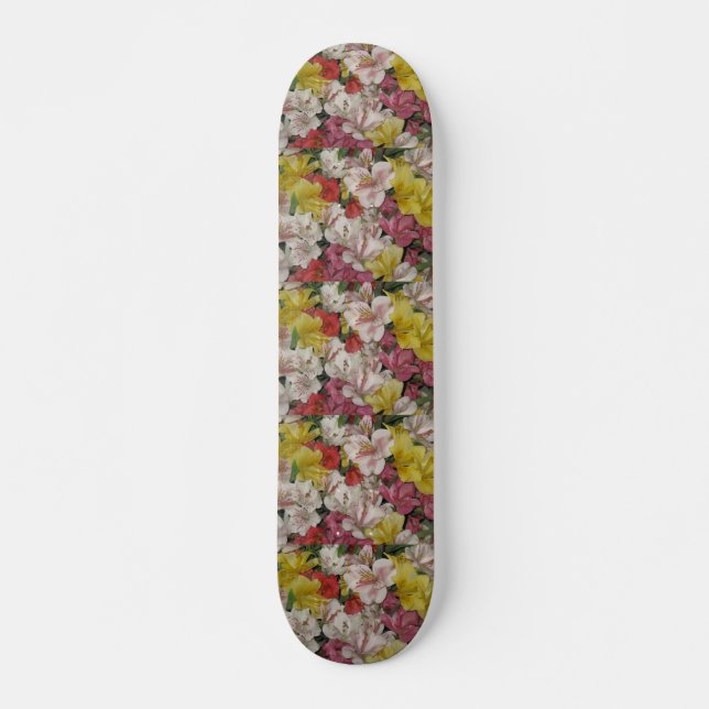 Flower Power-Amaryllis Skateboard (Front)