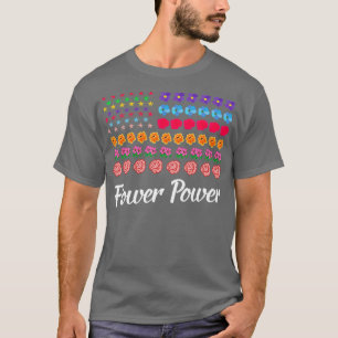 Flower Power American Flag Florist Gardener T-Shirt