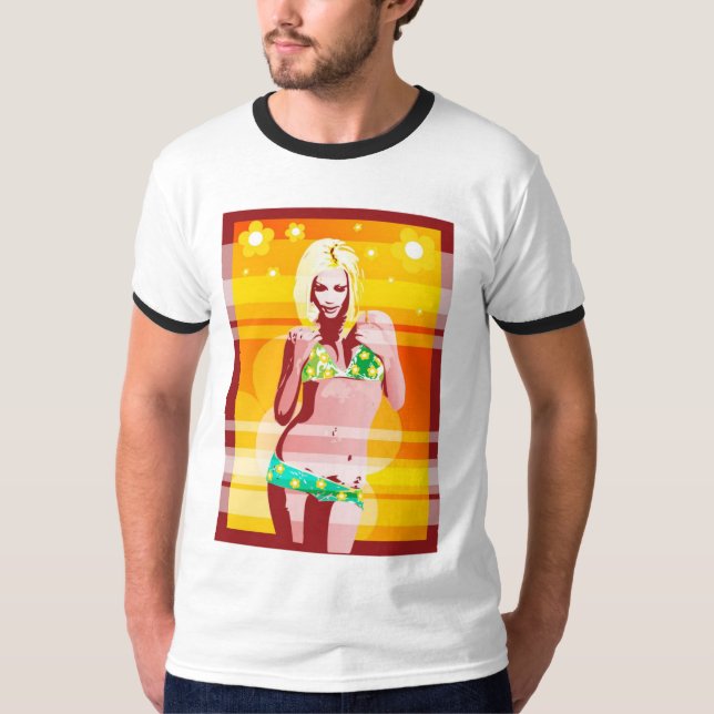 Flower Power Babe T-Shirt (Front)