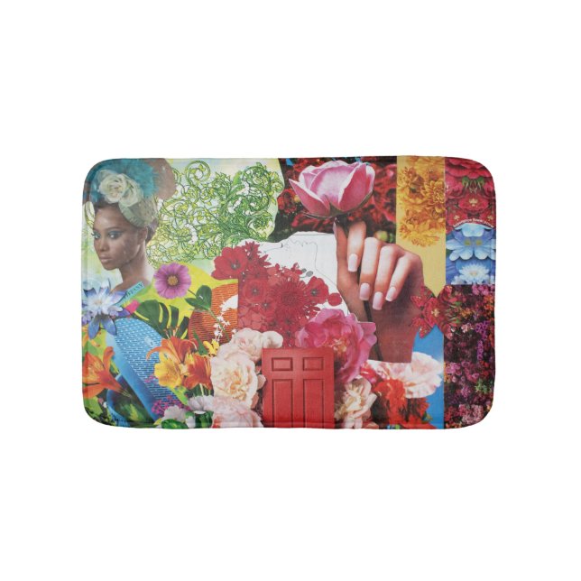 Flower Power Bath Mat (Front)