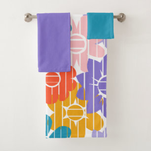 Flower Power Bath Towel Set